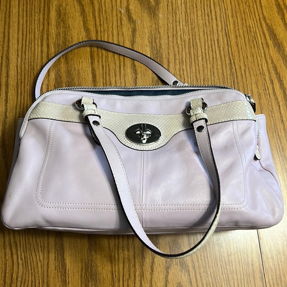 Coach purse and matching wallet